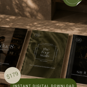 Skinduc8 foundations collection bundle of the systems playbook, the four walls and say it well with $179 instant digital download badge