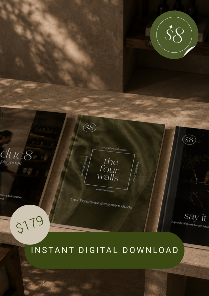 Skinduc8 foundations collection bundle of the systems playbook, the four walls and say it well with $179 instant digital download badge